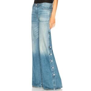 Nili Lotan Ena Wide Leg Jeans Venish Wash Size 24 70s Retro Chic Y2K